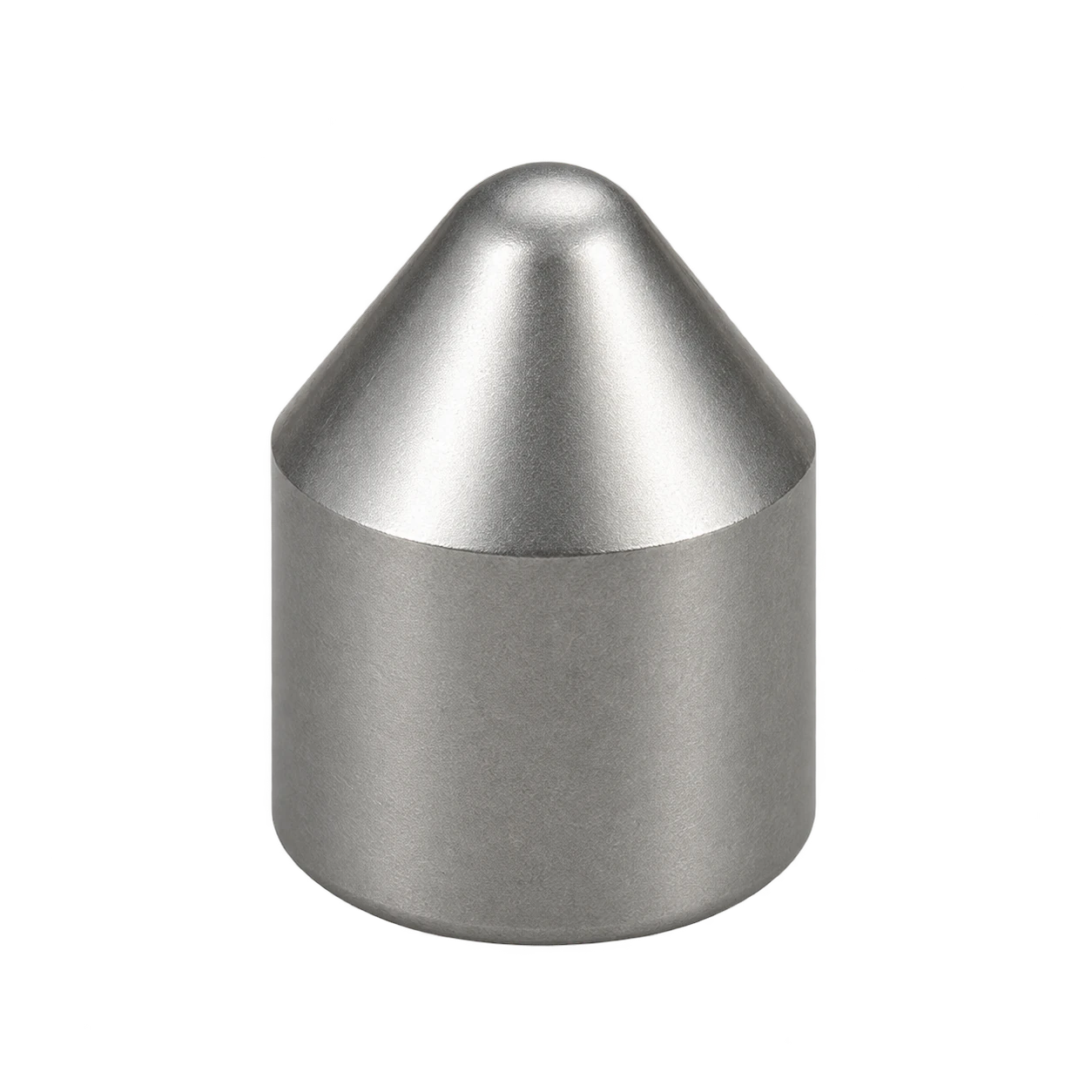 Conical carbide button