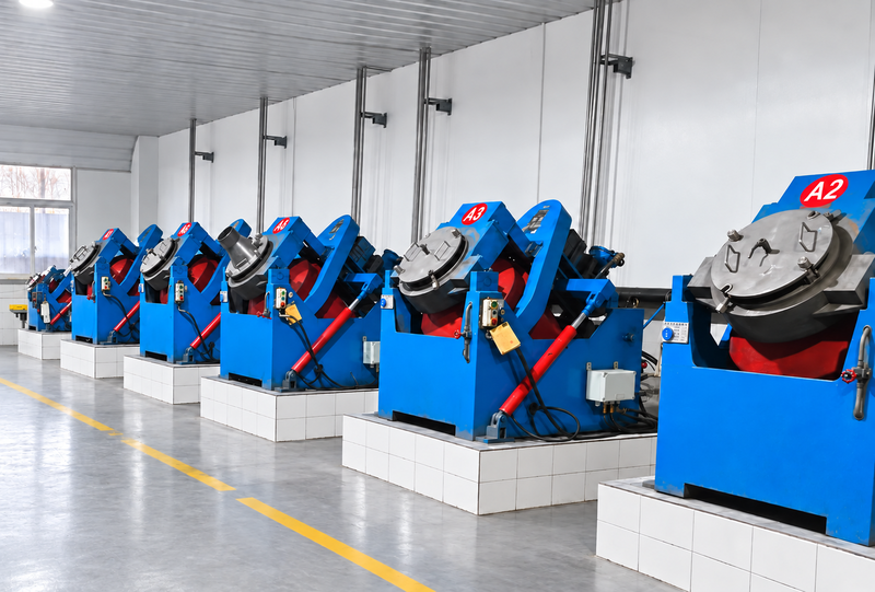 Wet milling equipment on the production floor